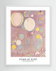 The Ten Largest No.8 Poster by Pictufy White