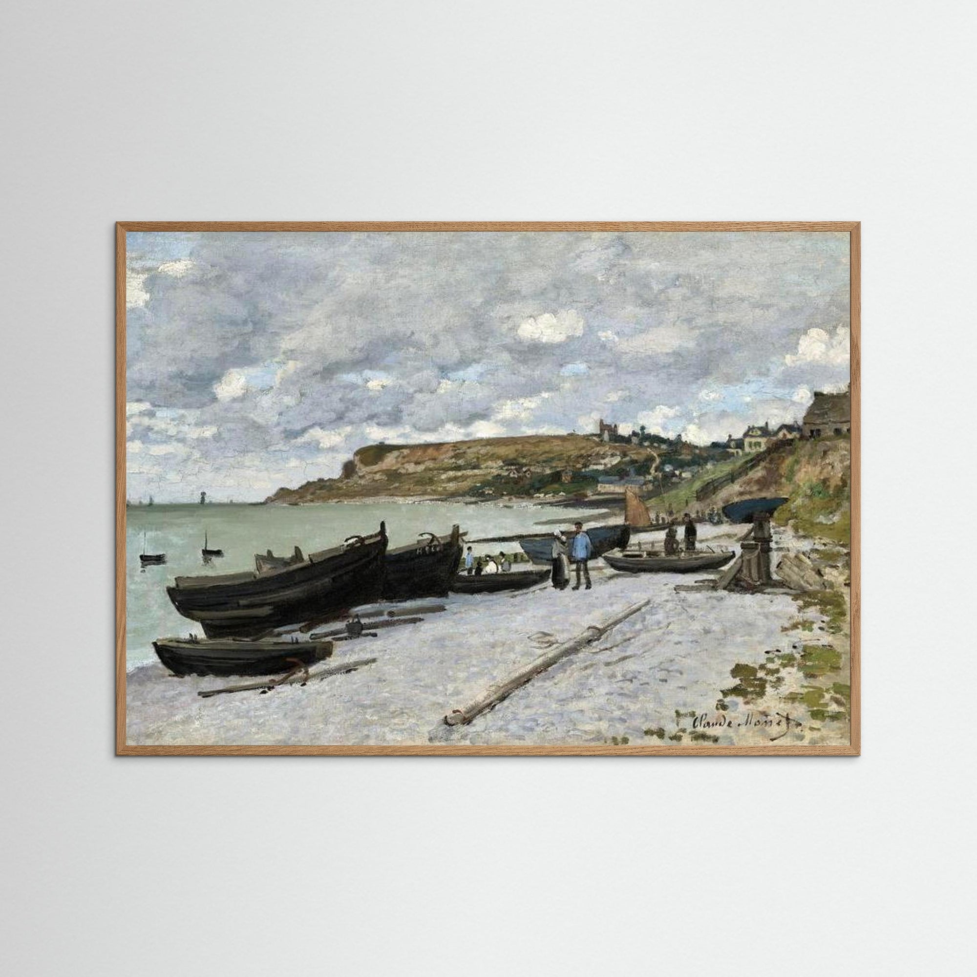 Claude Monet Art Print Oak Nature No border