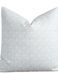 Amelie Soft Blue Floral Pillow Cover