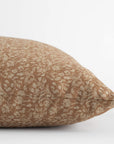 Louisa Brown Floral Pillow Cover
