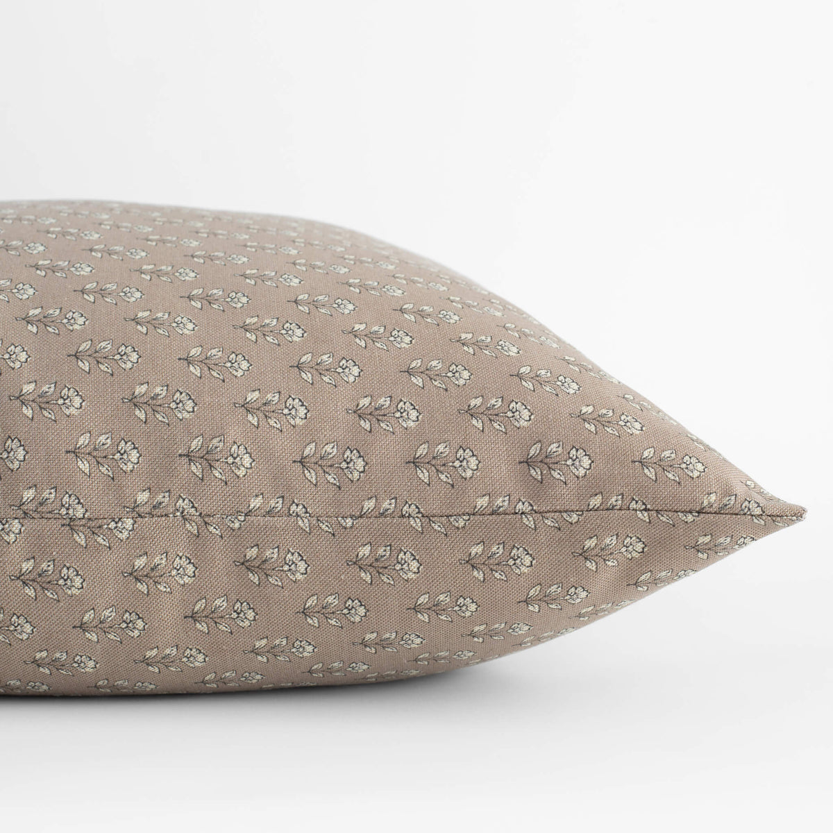 Simone Brown Floral Pillow Cover