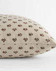 Pippa Brown Floral Pillow Cover