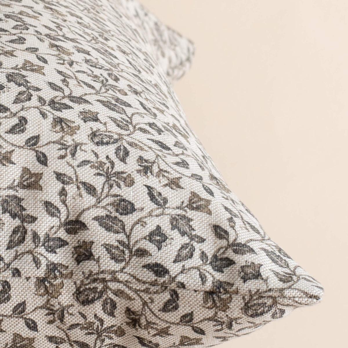 Camille Neutral Botanical Pillow Cover