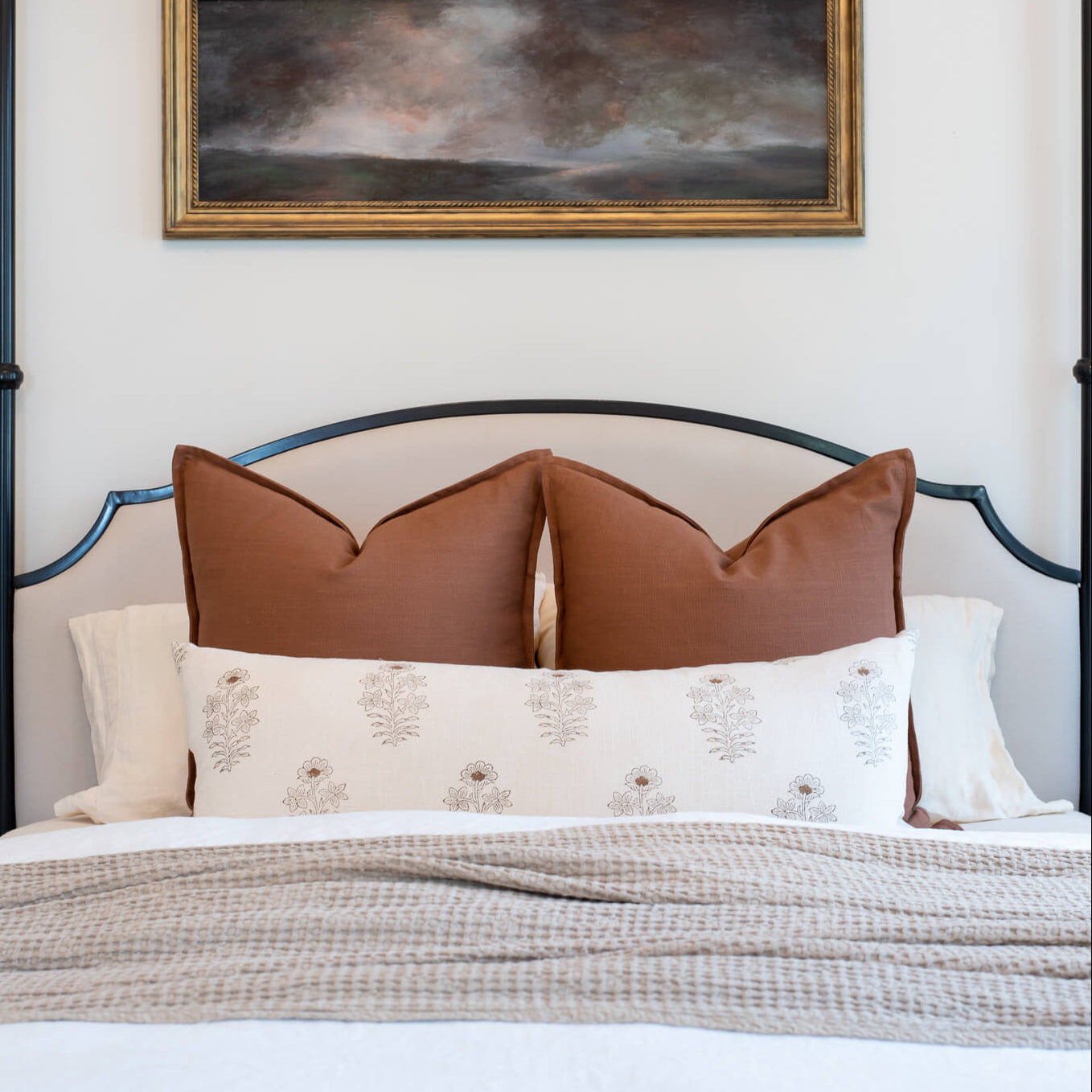 Millie Bed Pillow Combination | Set of Three Pillow Covers