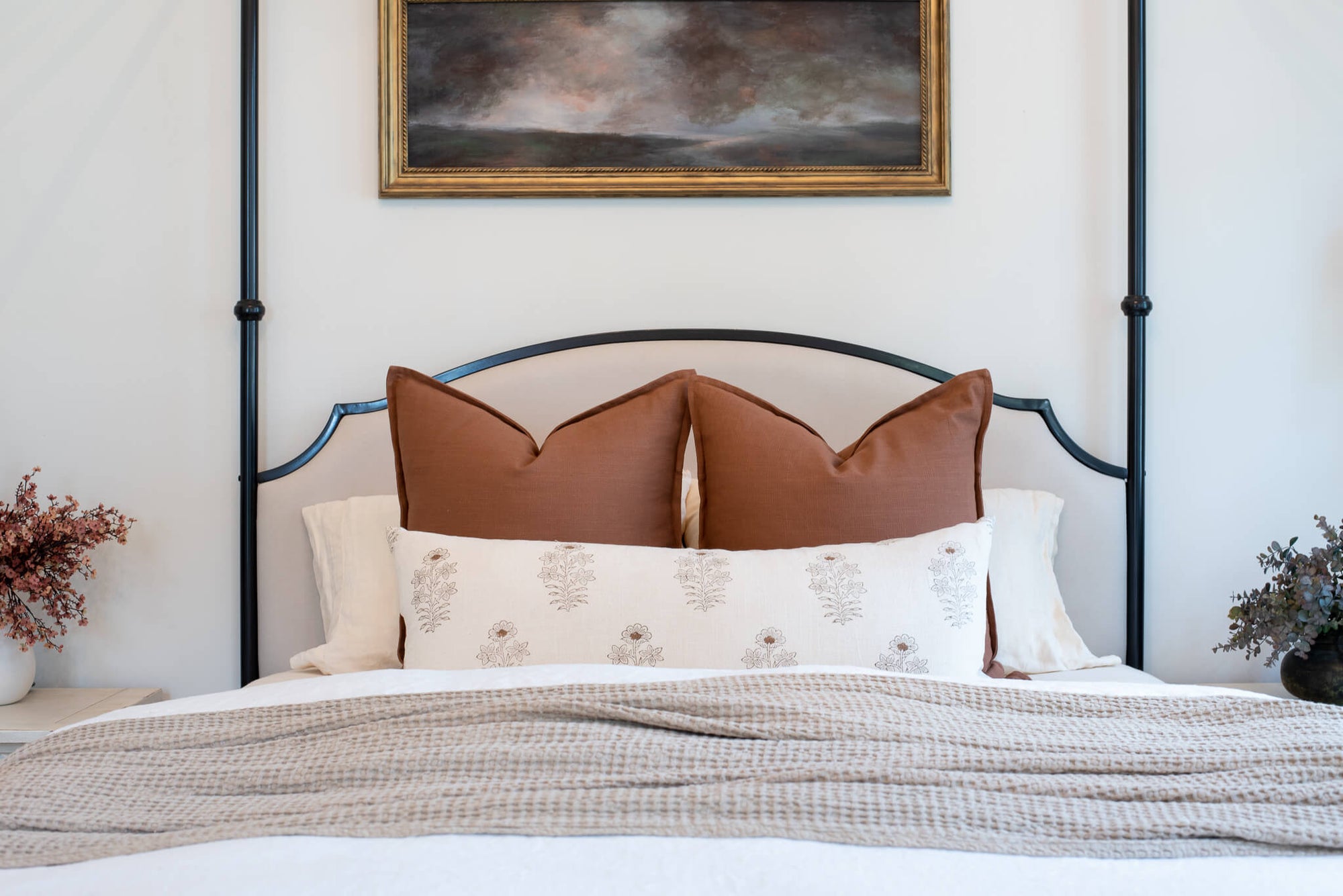 Millie Bed Pillow Combination | Set of Three Pillow Covers