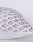 June Floral Block Printed Pillow Cover