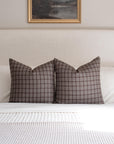 Paloma Handwoven Pillow Cover | Brown