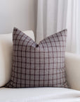 Paloma Handwoven Pillow Cover | Brown