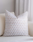 June Floral Block Printed Pillow Cover