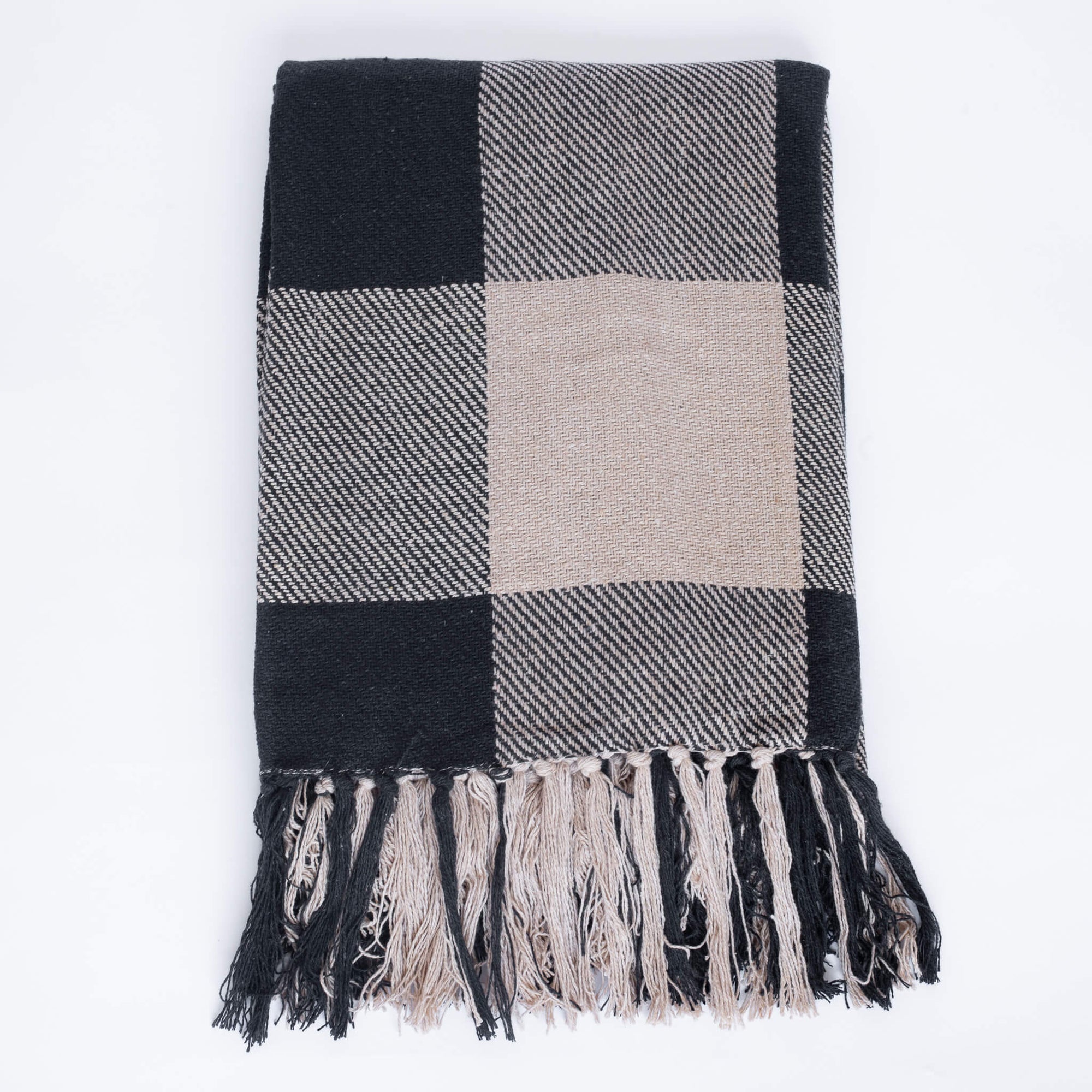Opal Throw Blanket | Brown, Black