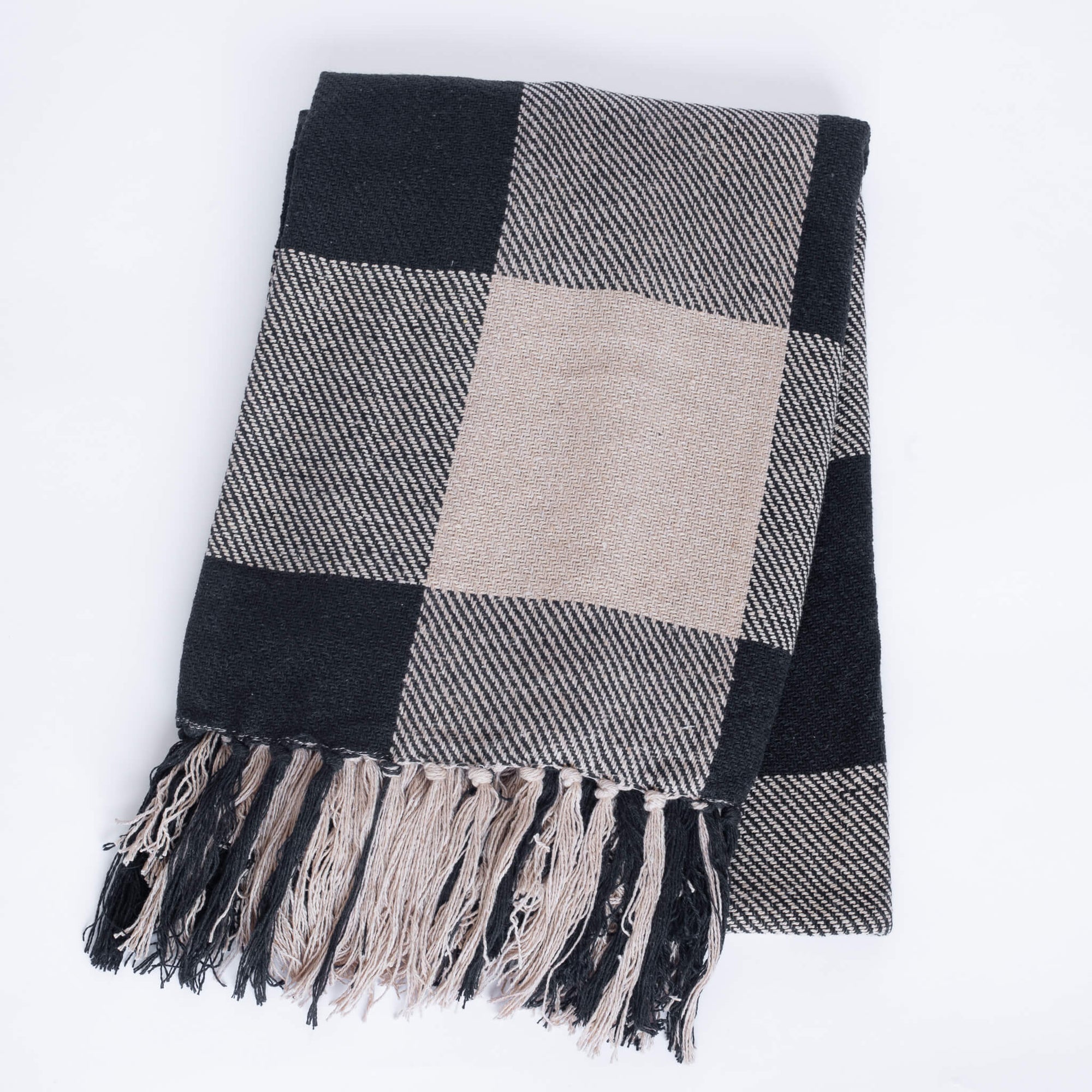 Opal Throw Blanket | Brown, Black