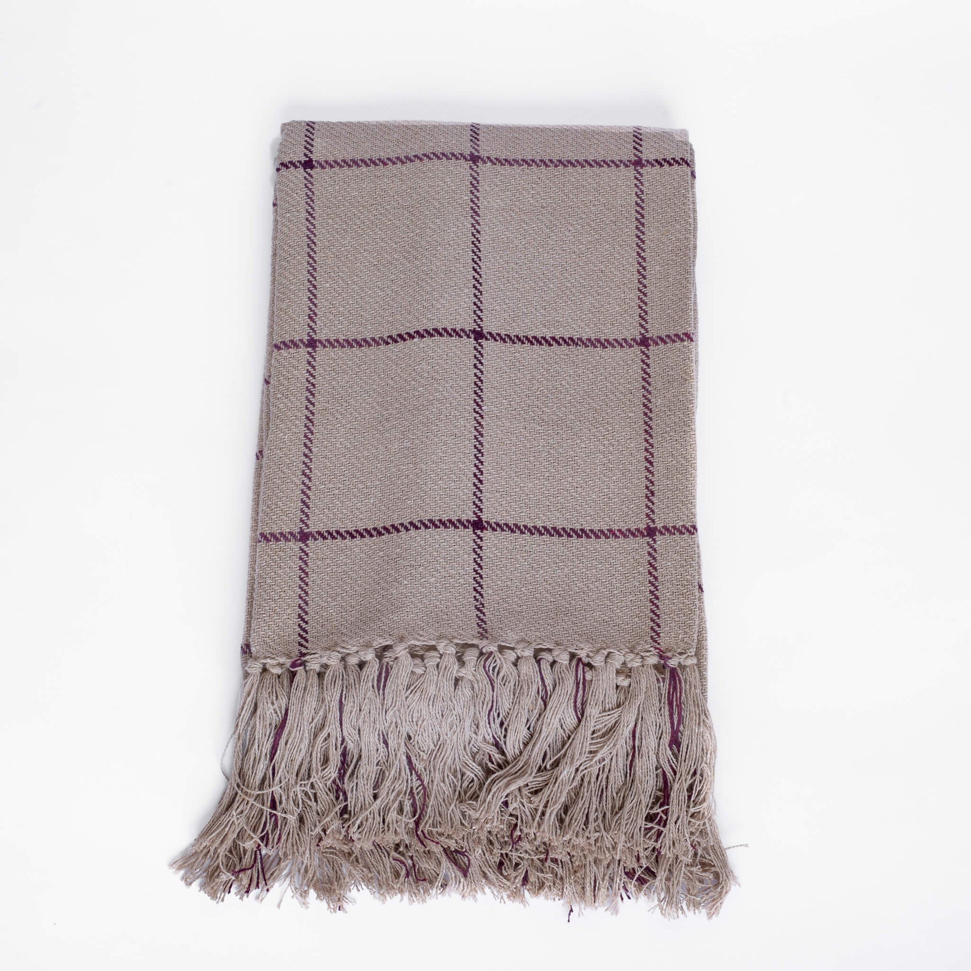 Beatrice Throw Blanket | Brown, Burgundy