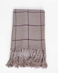 Beatrice Throw Blanket | Brown, Burgundy
