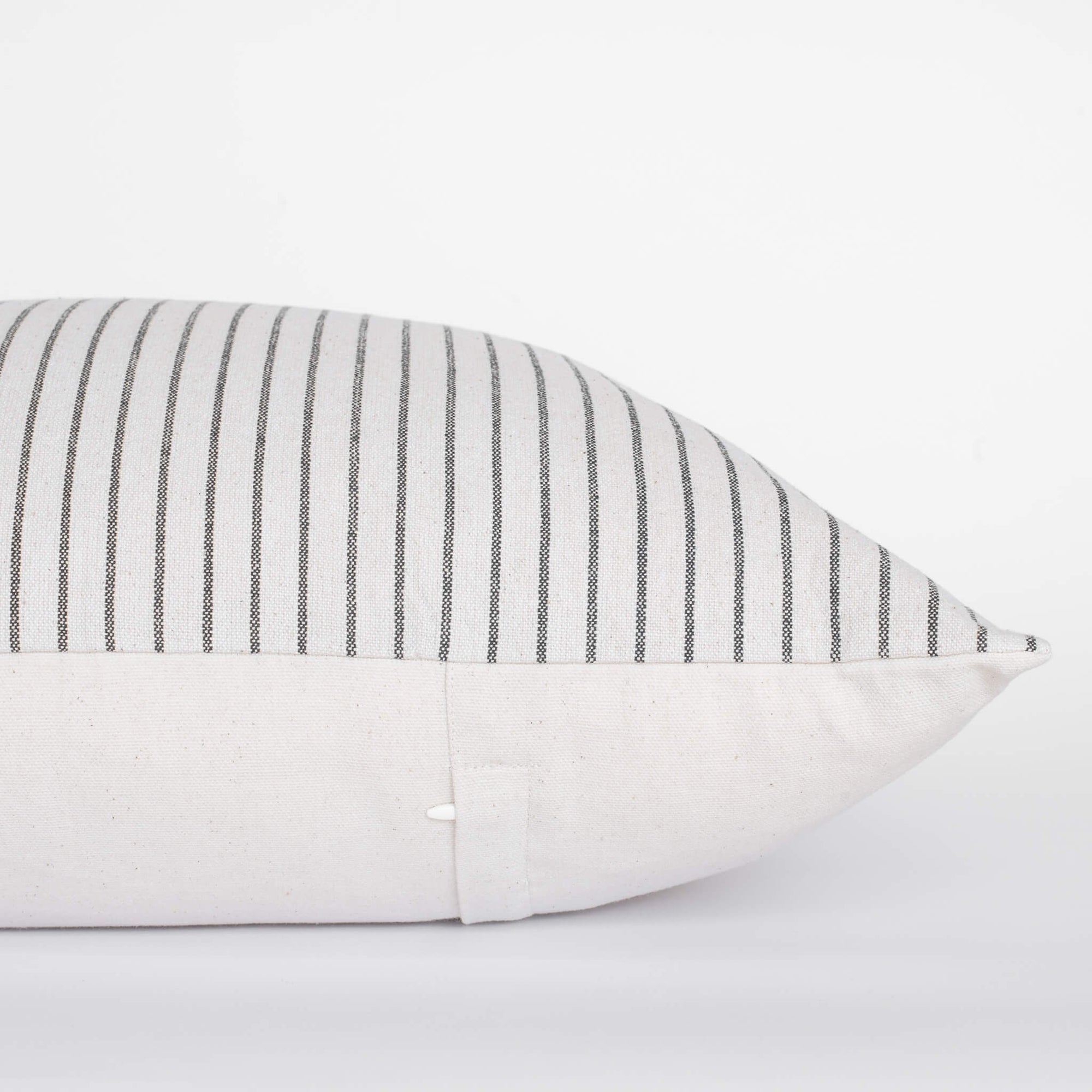 Fina Striped Pillow Cover | Cream, Black