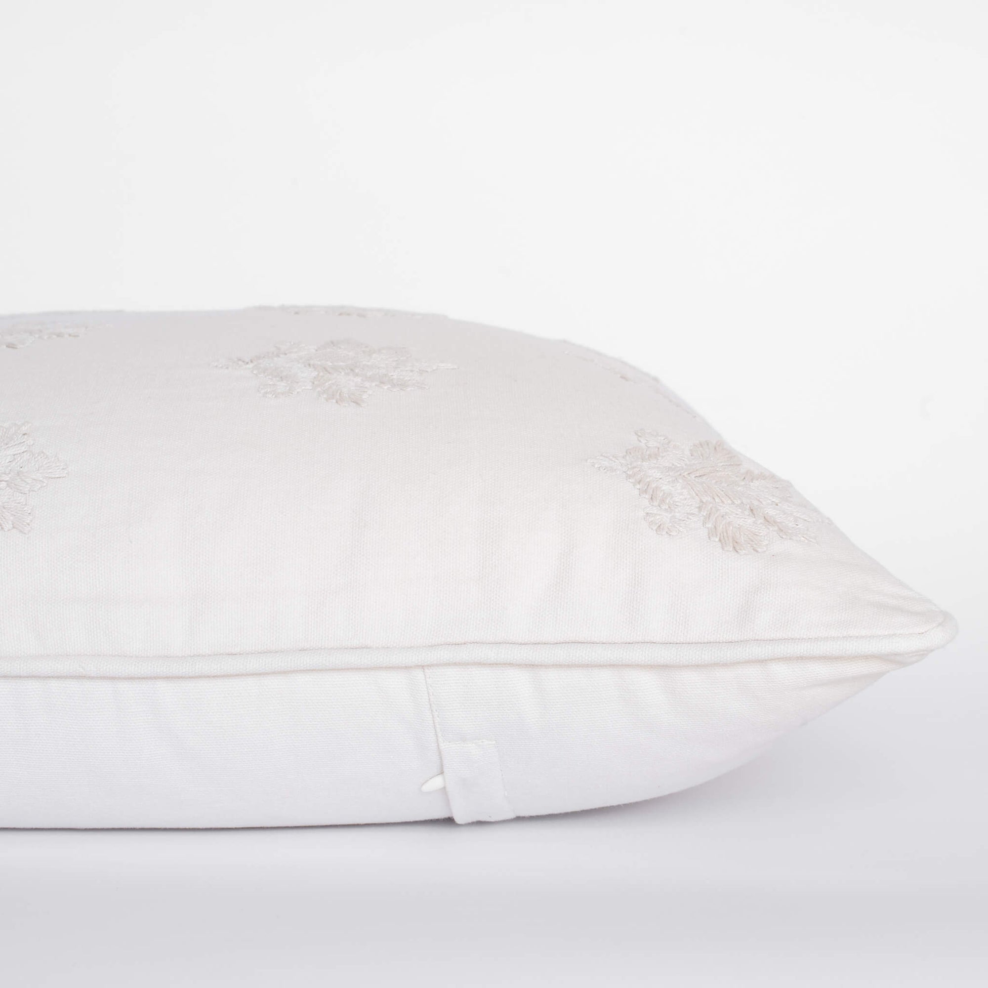 Arden Embroidered Pillow Cover | Natural