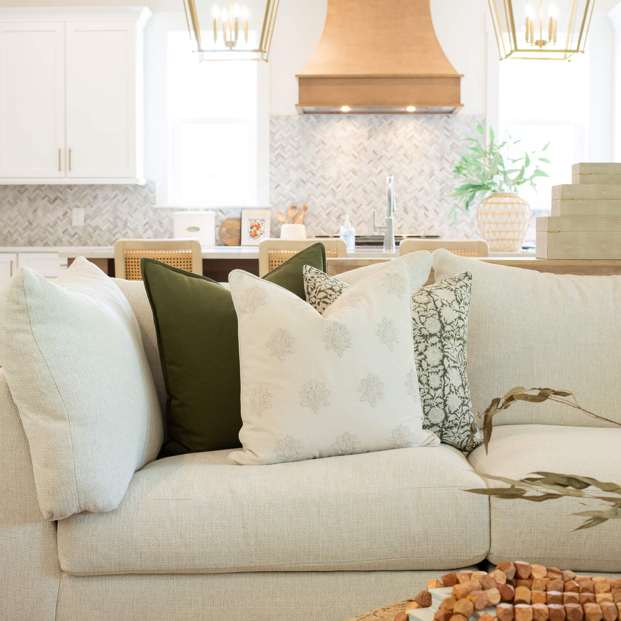 Cedar Pillow Combination | Set of Three Pillow Covers