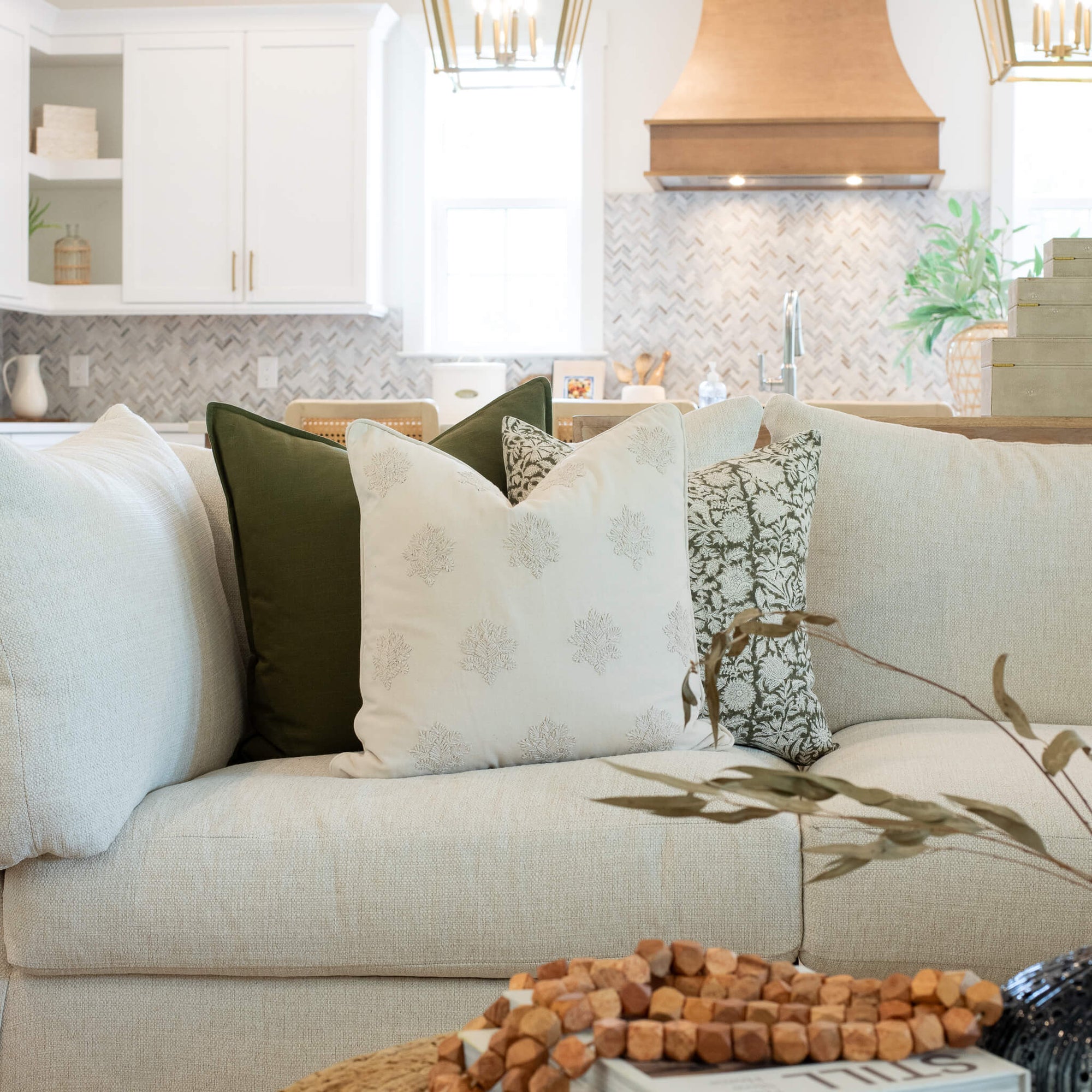 Cedar Pillow Combination | Set of Three Pillow Covers