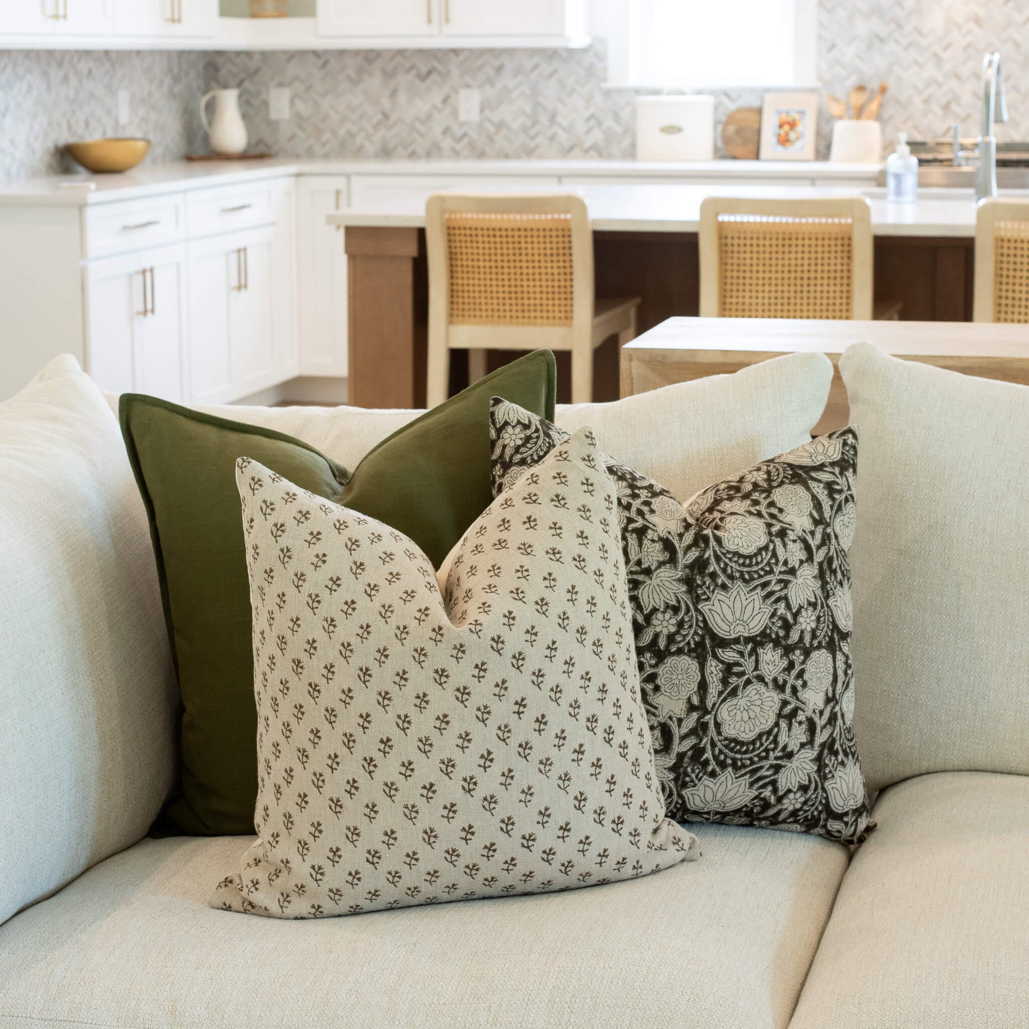 Oak Pillow Combination | Set of Three Pillow Covers