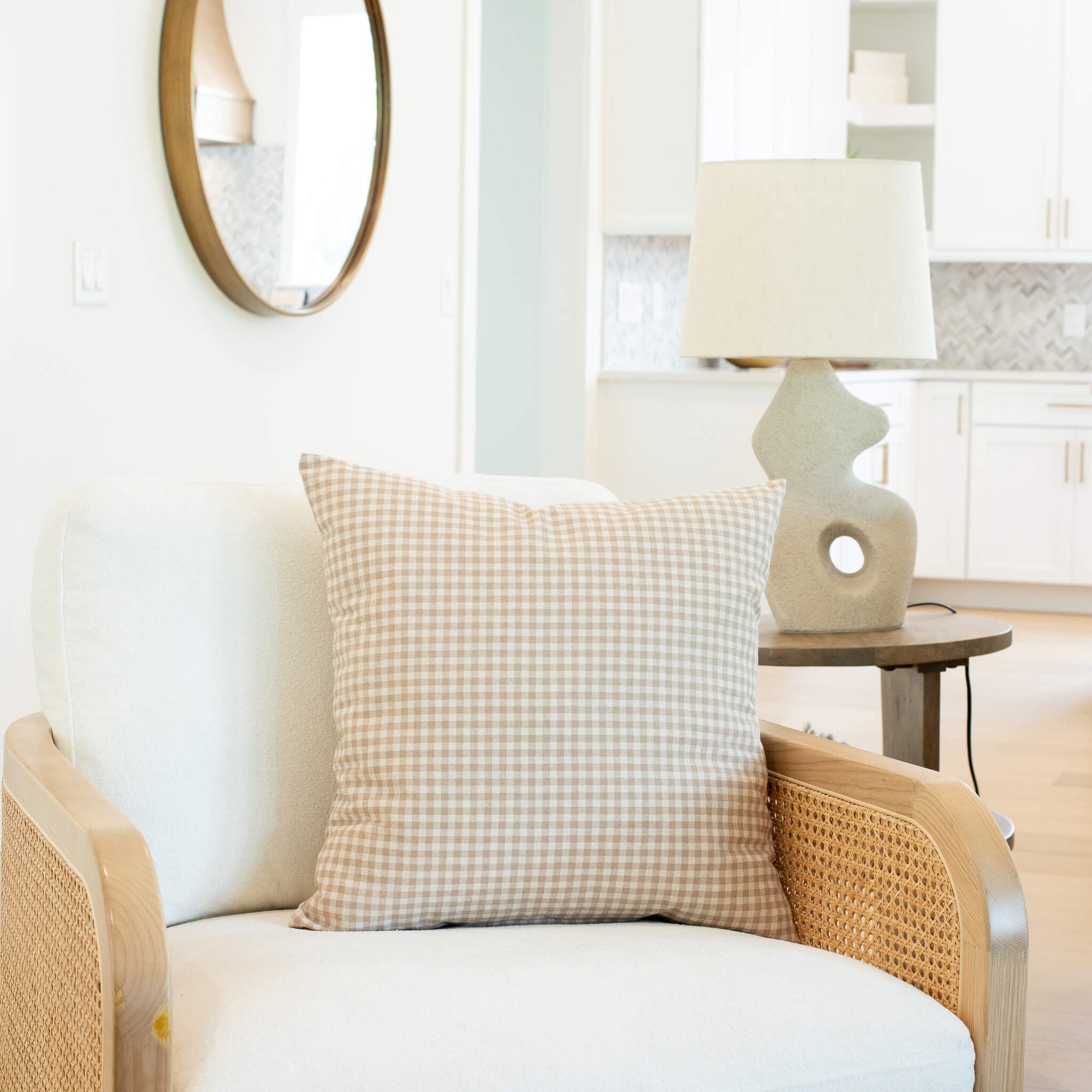 Catalina Pillow Cover | Beige