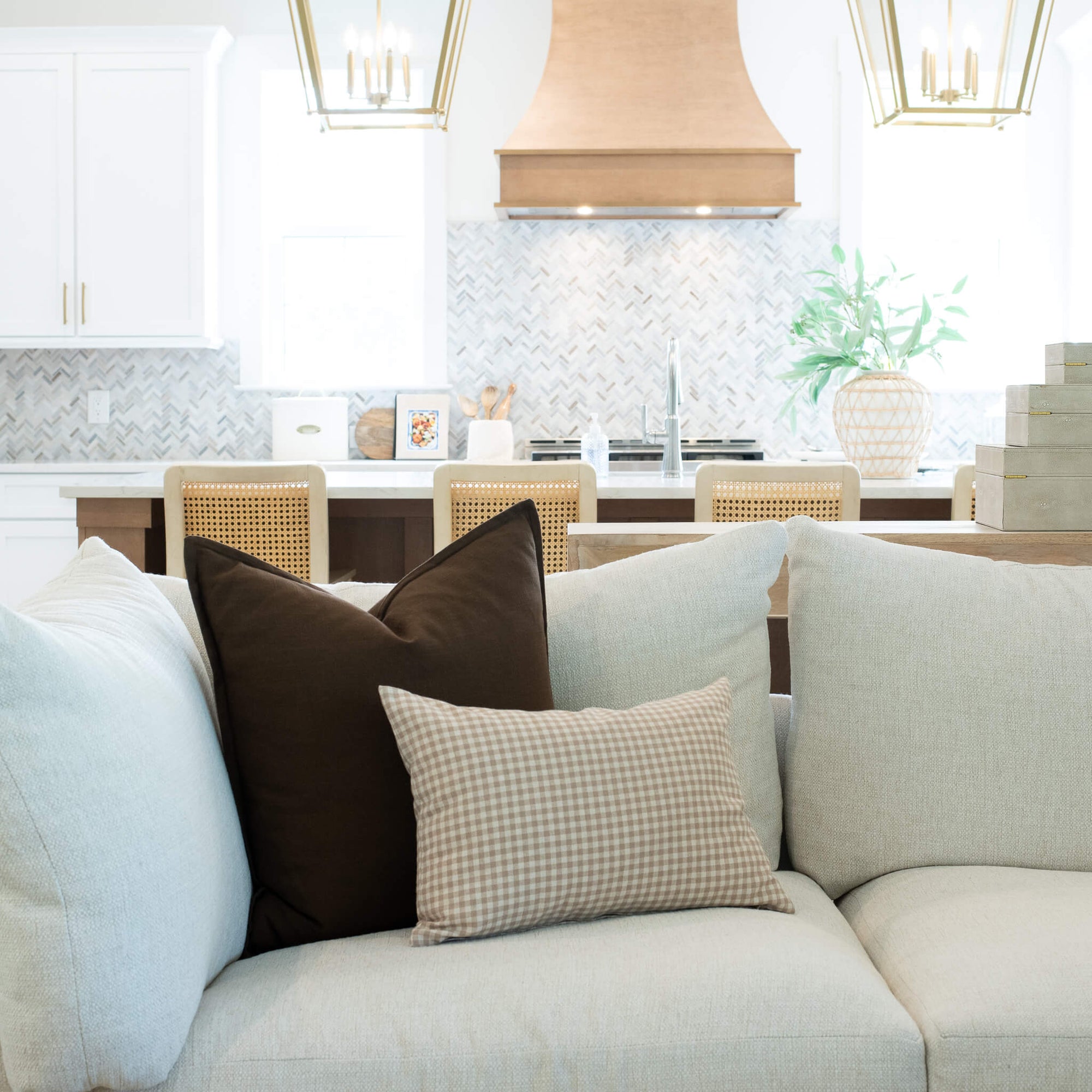 Catalina Pillow Cover | Beige | Lumbar