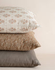 Anais Peach Floral Pillow Cover