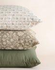 Esme Sage Green Floral Pillow Cover