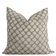 Fiora Floral Block Printed Pillow Cover | Olive Green