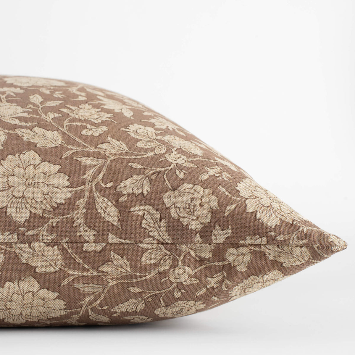Madeleine Taupe Botanical Pillow Cover