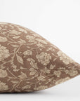 Madeleine Taupe Botanical Pillow Cover