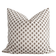 Cora Floral Block Printed Pillow Cover | Brown