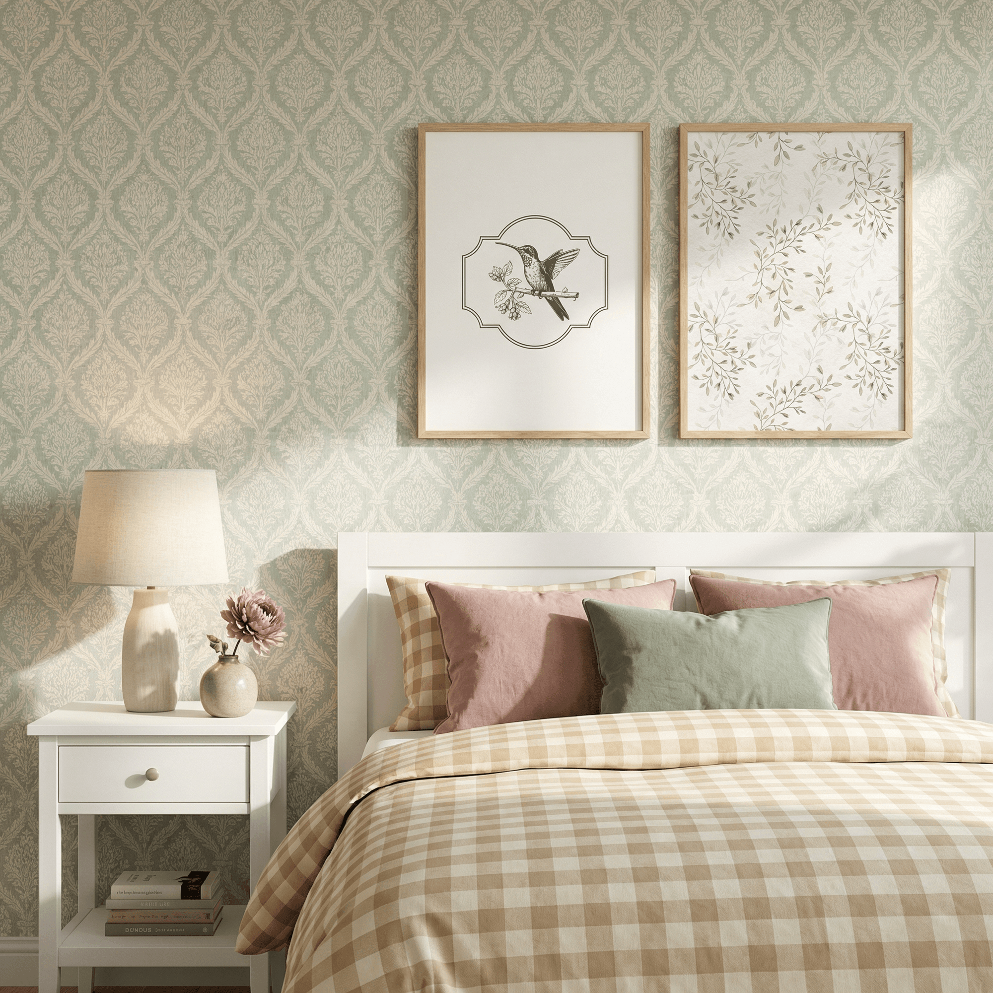 Neutral Botanical Wall Art | Kids Room & Nursery Decor