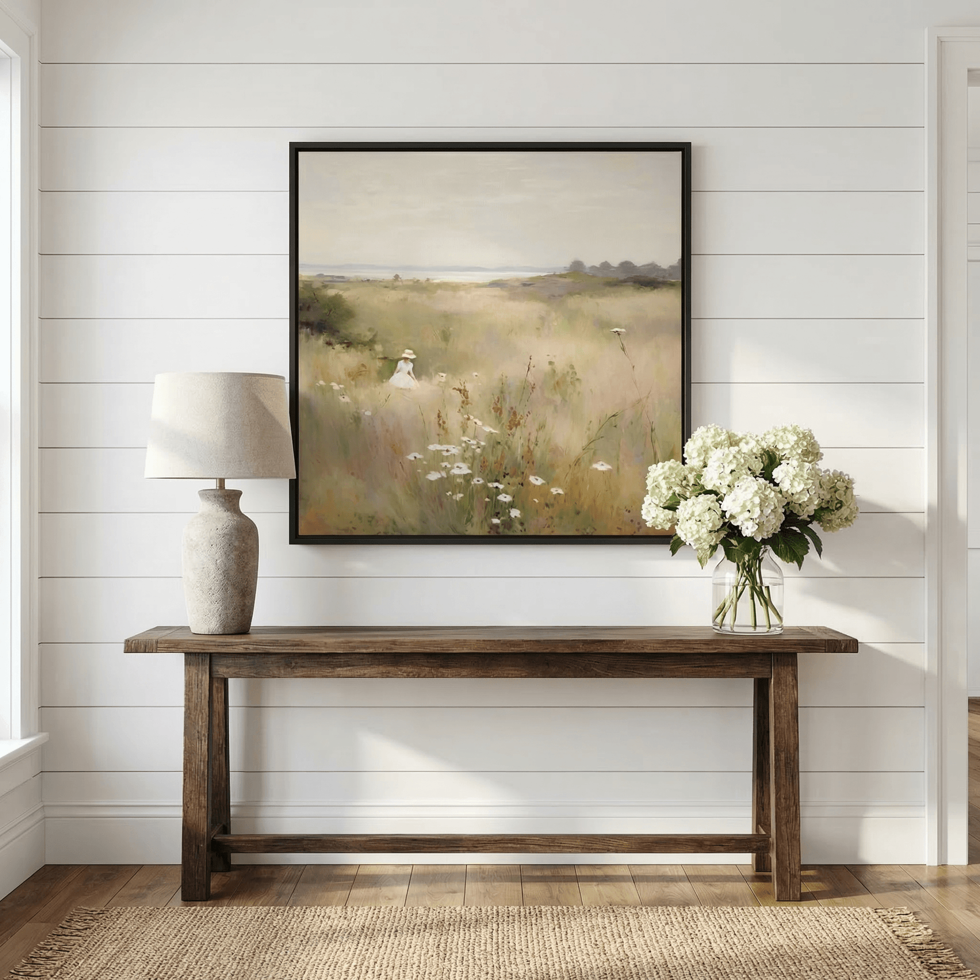 Countryside Wildflower Gathering | Canvas
