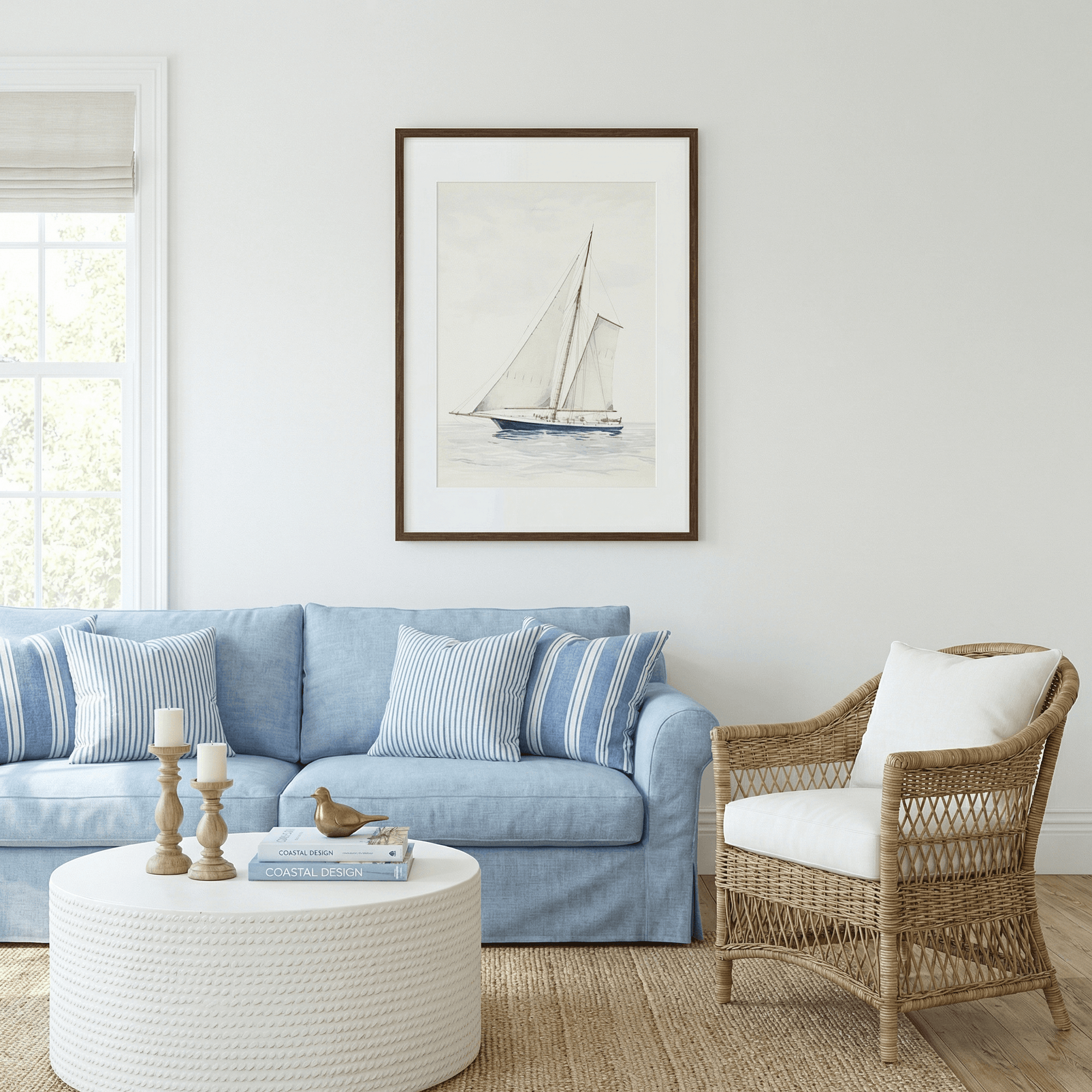 Sailboat Wall Art Print