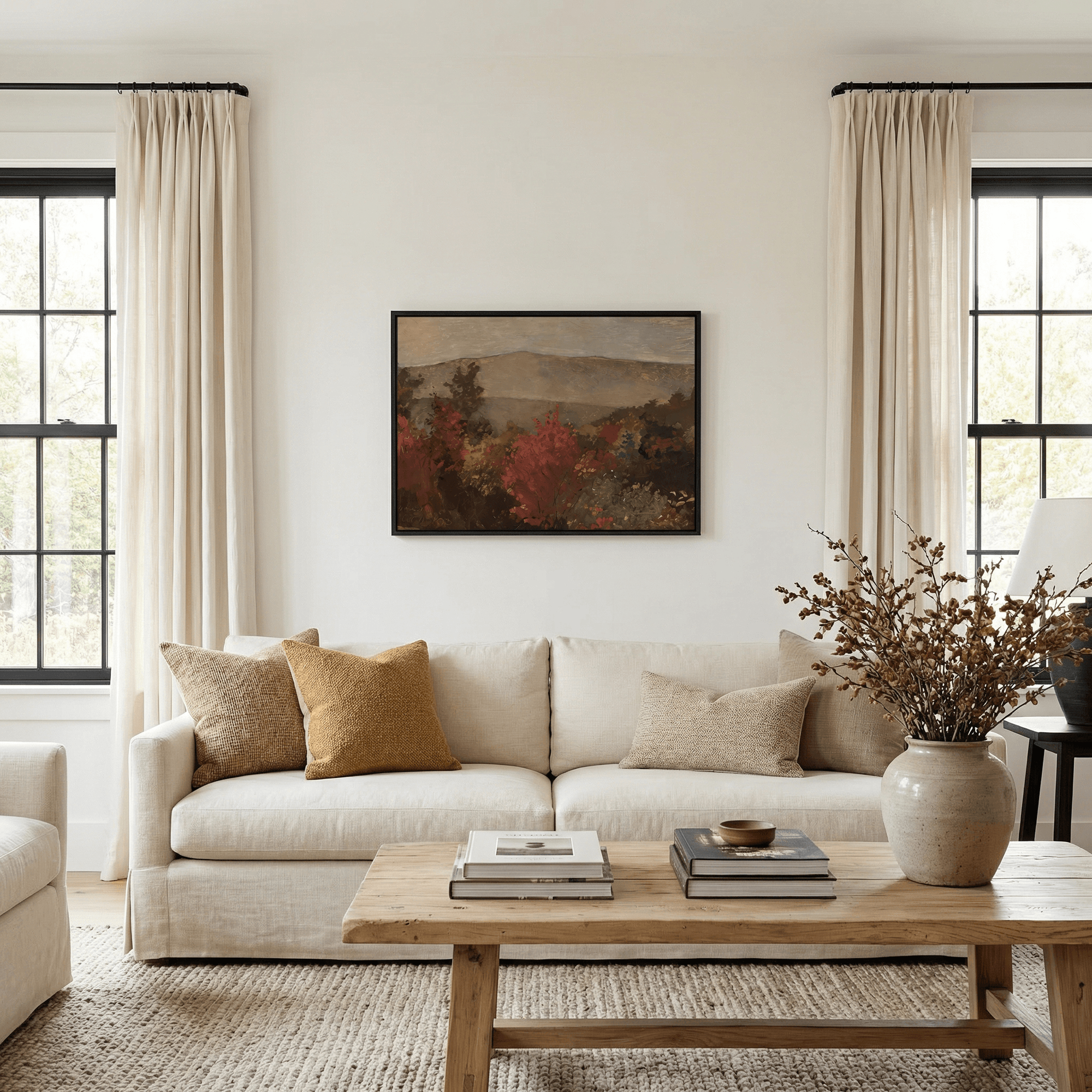 Fall Mountain Scenic Fine Art Print