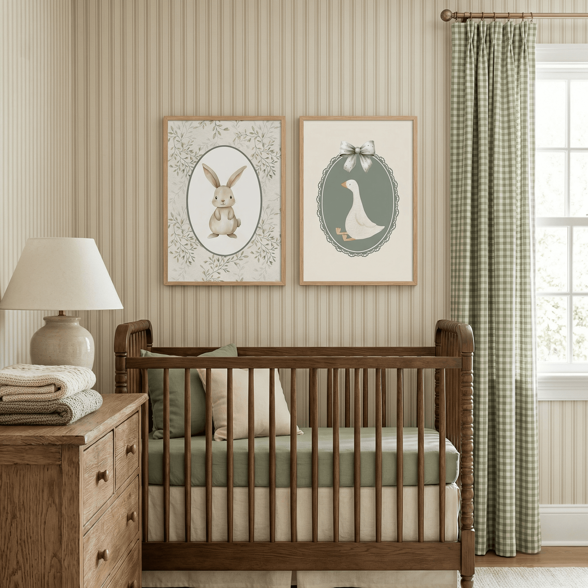 Goose Illustration | Children's Room Decor