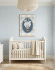Hot Air Balloon Wall Art | Baby Boy Nursery Decor