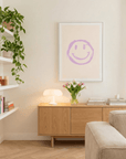 Purple Smiley by Rikke Løndager Boisen