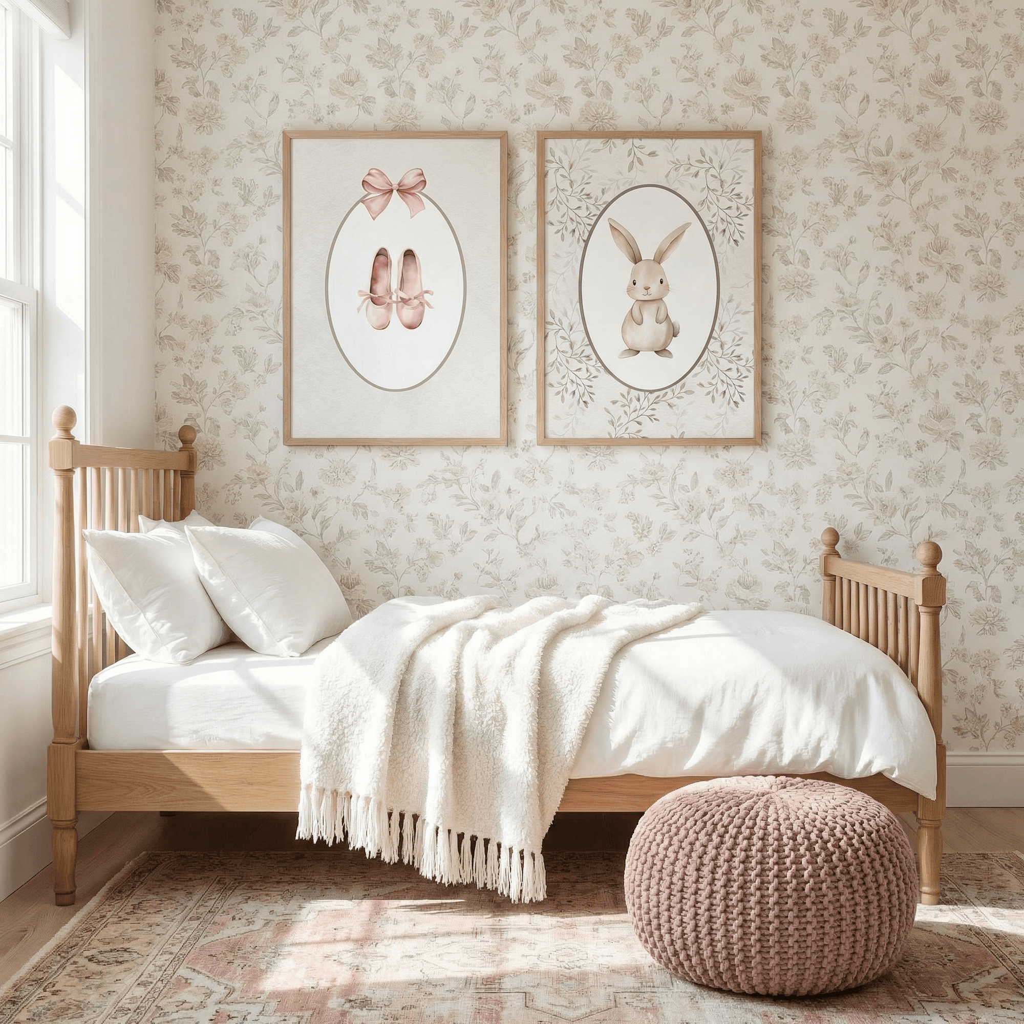 Pink Shoes Art Print | Girls Room & Nursery Wall Art