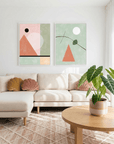 3x4 Aspectratio Pinkgreen27 by Elena Ristova