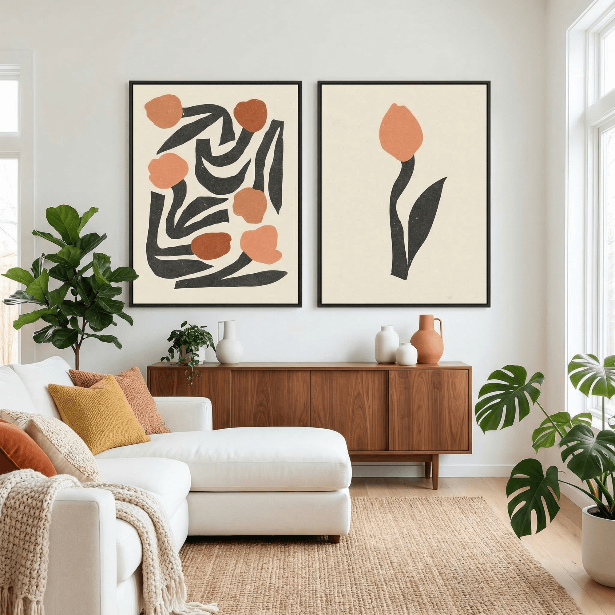 Modern Flower 01 by Nktn