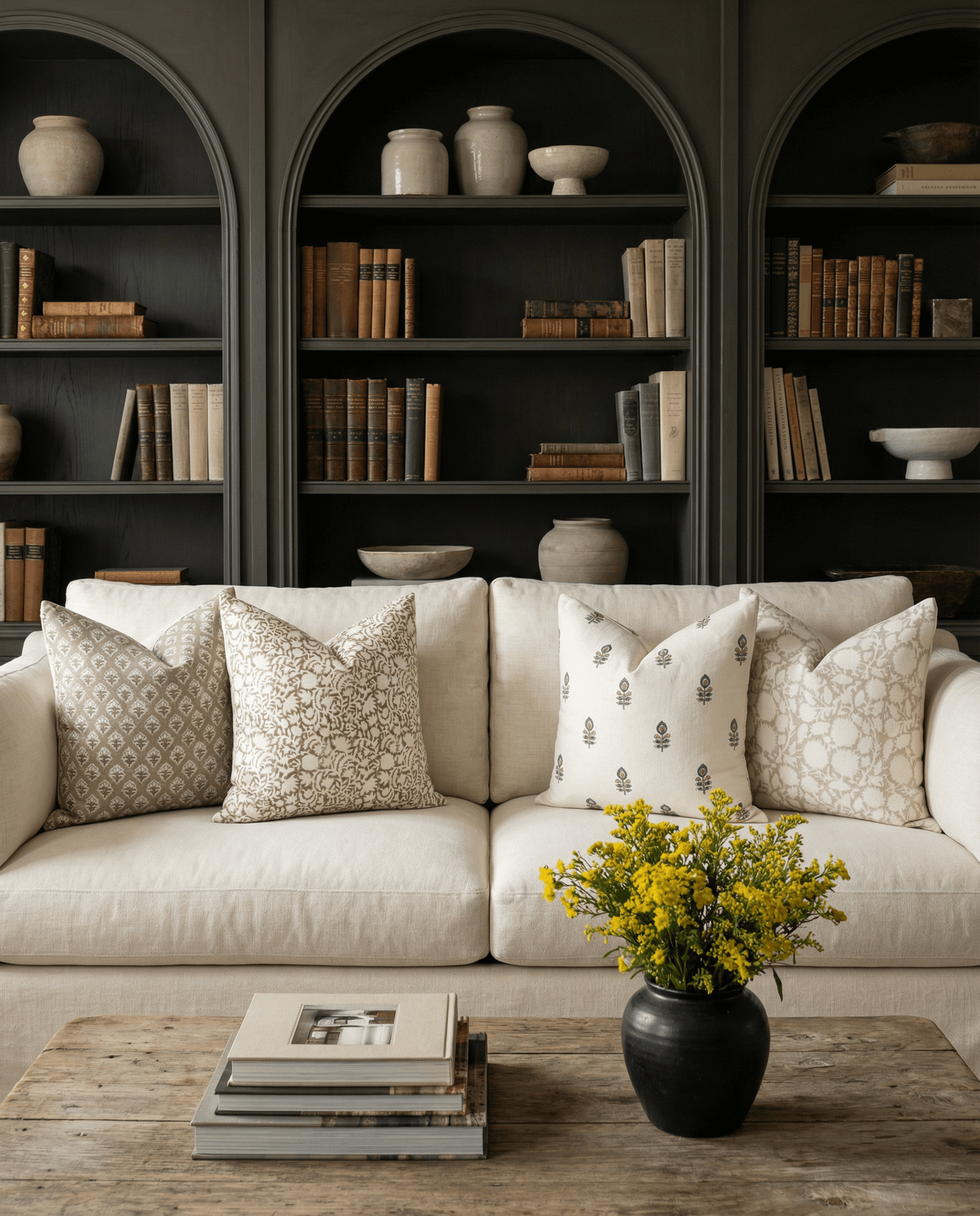 Emilia Pillow Combination | Set of Four Pillow Covers