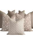 Calista Bedroom Pillow Combination | Set of Six Pillow Covers