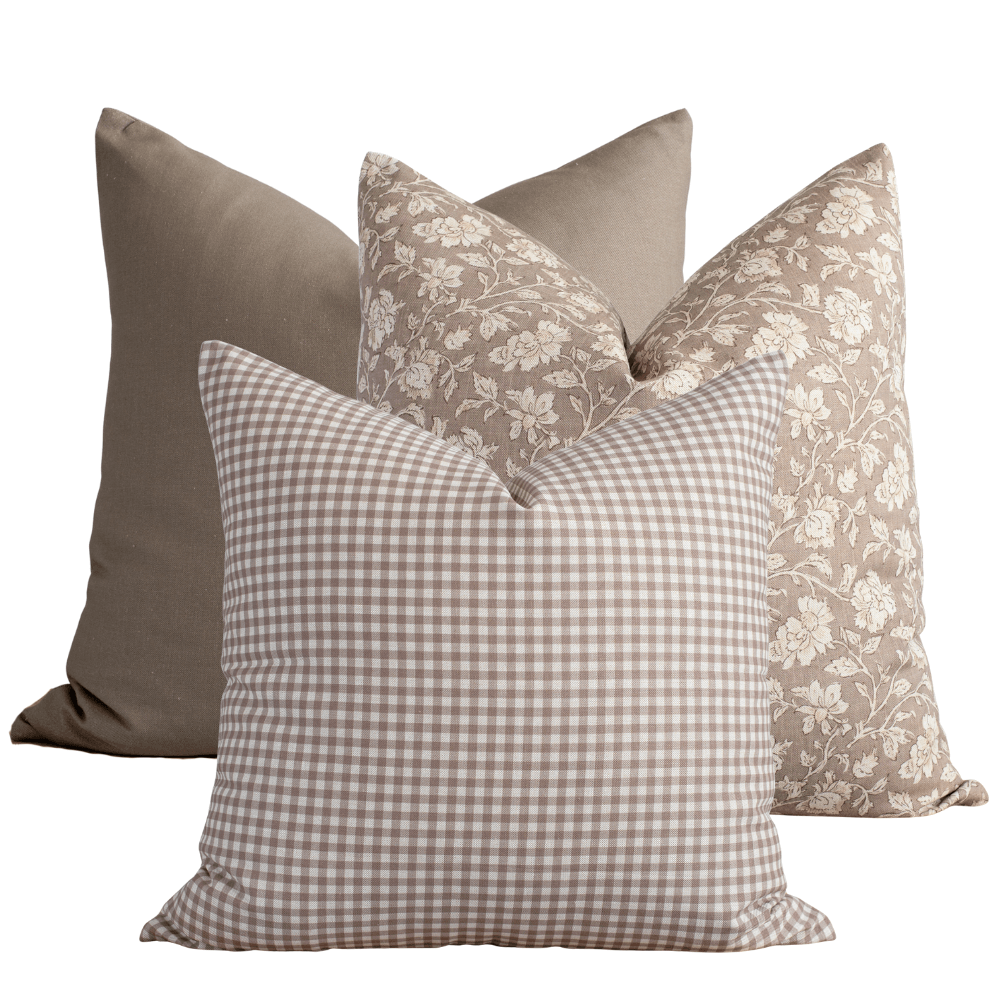 Oakley Pillow Combination | Set of Three Pillow Covers