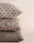 Pippa Brown Floral Pillow Cover