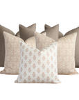 Elora Bedroom Pillow Combination | Set of Six Pillow Covers