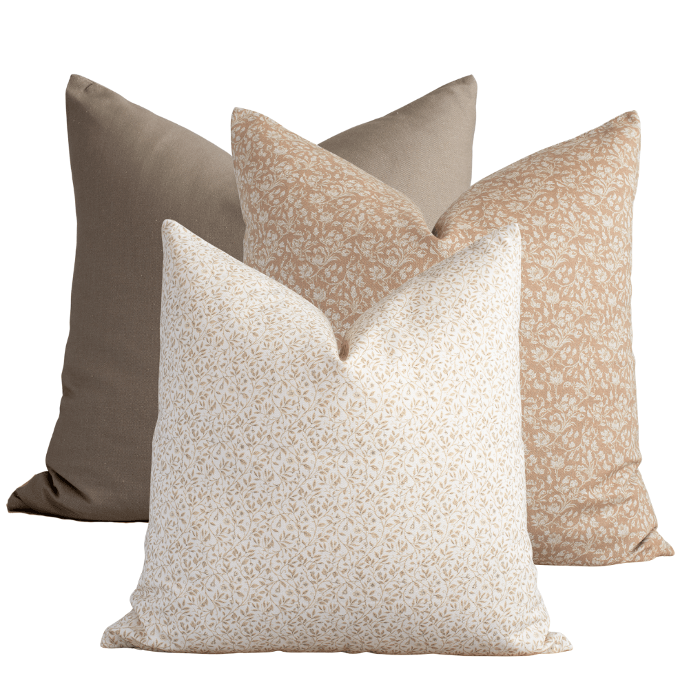 Savannah Pillow Combination | Set of Three Pillow Covers