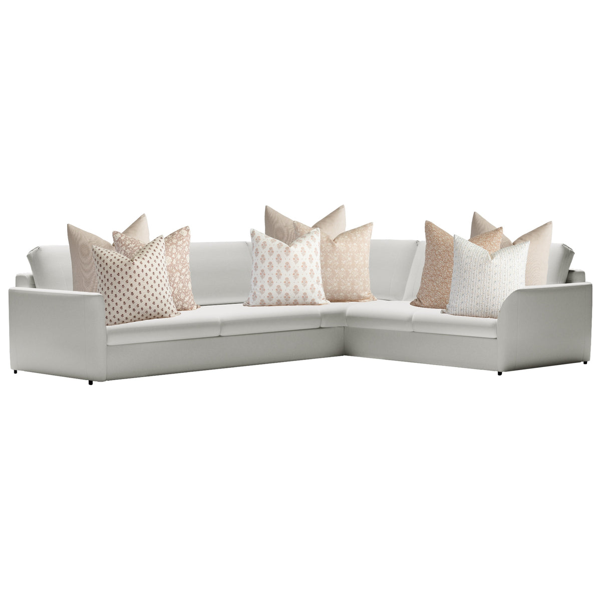 Coralie Sectional Pillow Combination | Set of Nine Pillow Covers