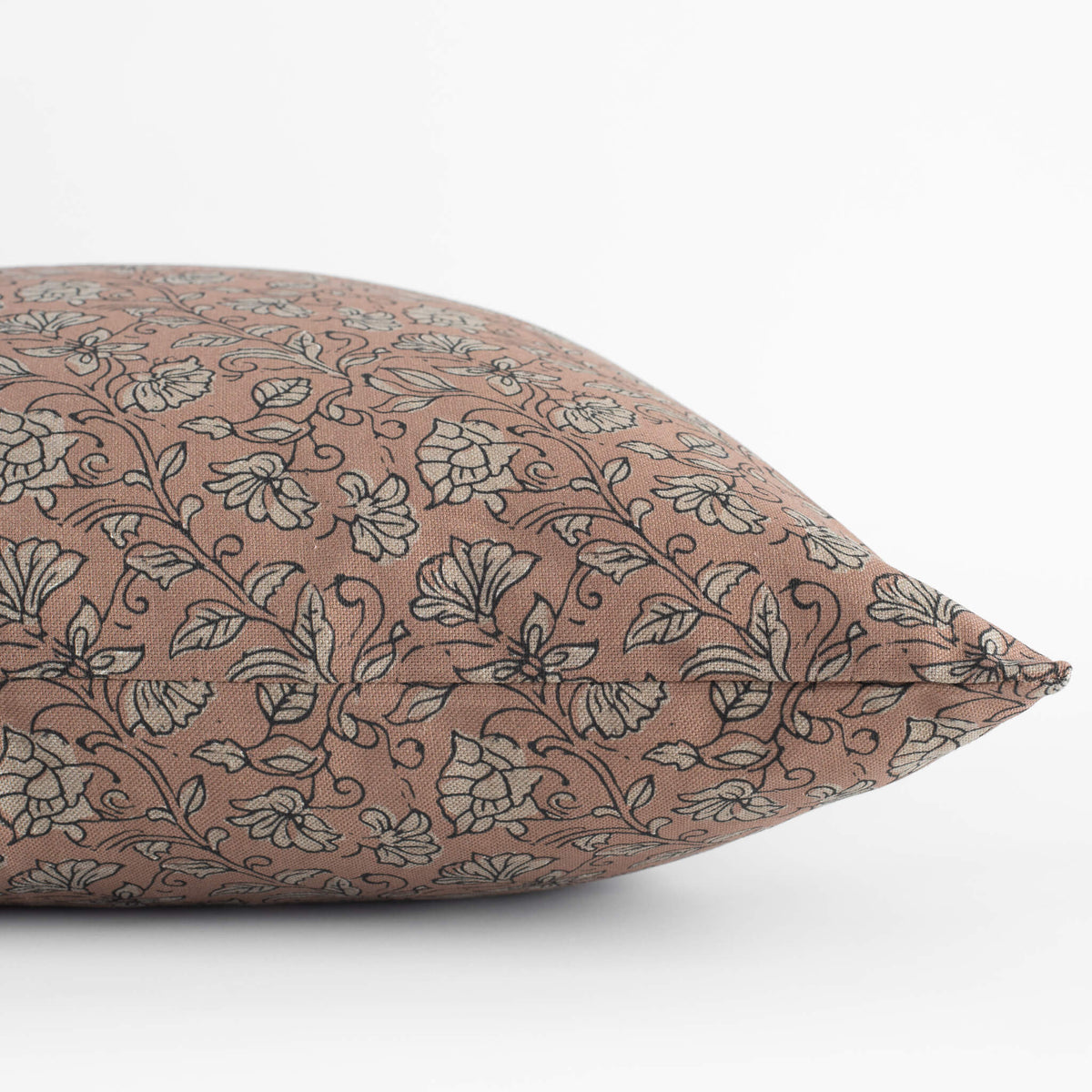 Odette Terracotta Botanical Pillow Cover