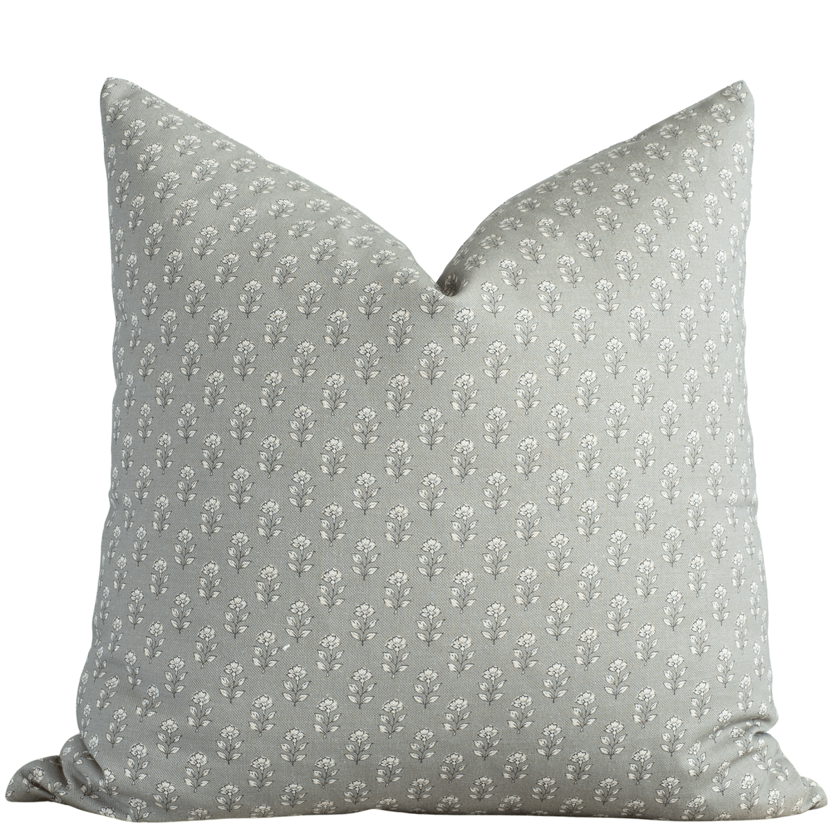 Vivienne Sage Green Floral Pillow Cover