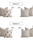 Dorset Pillow Combination | Set of Four Pillow Covers